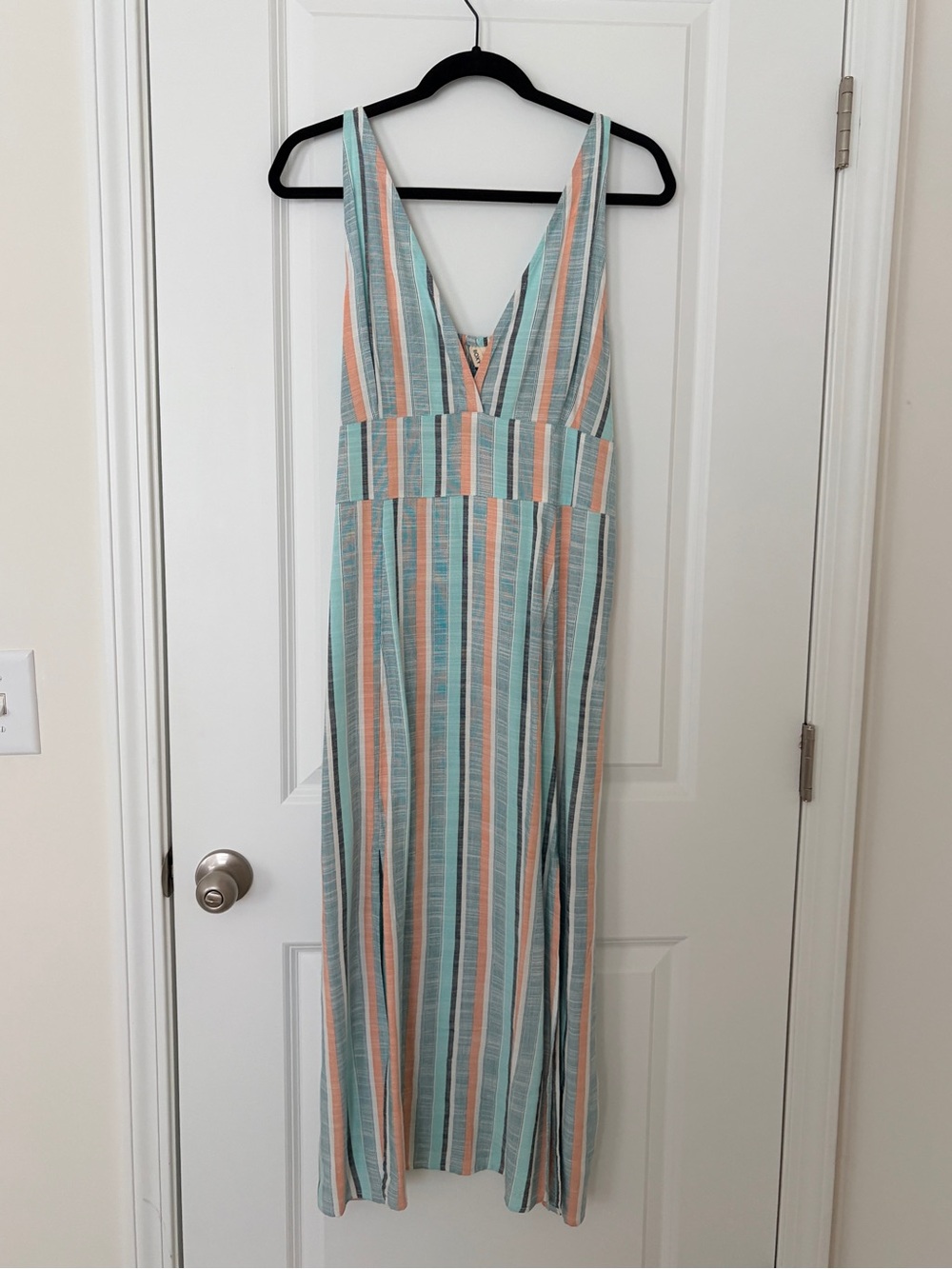 NWT! Roxy Striped Midi Dress
